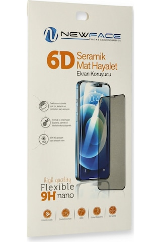 Newface Samsung Uyumlu Galaxy A21s 6d Mat Seramik Hayalet Nano Ekran Koruyucu