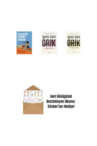 Seyahat Ve Seyahat Edebiyatı Üzerine Yazılar + Tersine Giden Yol + İstanbul Yazıları + Okuma Sticker'ları