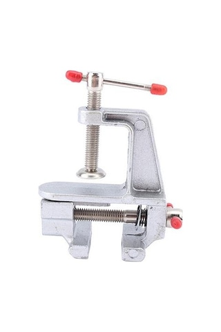 3.5 Inç Alüminyum Küçük Kuyumcular Hobi Masa Üzerinde Kelepçe Tezgah Mengenesi Mini Alet Yardımcısı