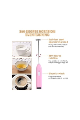 Ulzyvf Yumurta Siyah Siyah Mutfak Mini Mikser Mikser Köpürtücü Kahve Kablosuz Frother Elektrikli El Çırpma Çırpma Çırpma Çırpıcı Cappuccino Blender Araçları Yh Siyah