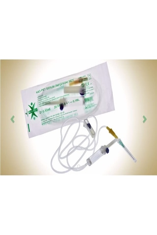 HAS-PET SERUM INFÜZYON SETİ 21G LUER LOCK 25 ADET