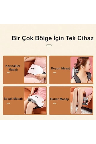 Dailytech Isıtmalı Titreşimli Karın & Bel Masaj Kemeri Regl Döneminde Kullanım Çok Renkli
