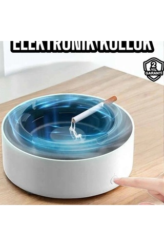 Elektronik Küllük Duman Giderici Hava Temizleyici Filtreli Küllük