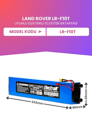 Land Rover Lr-f10t Uyumlu Batarya Maksimum Kapasite 36v 12.800mah
