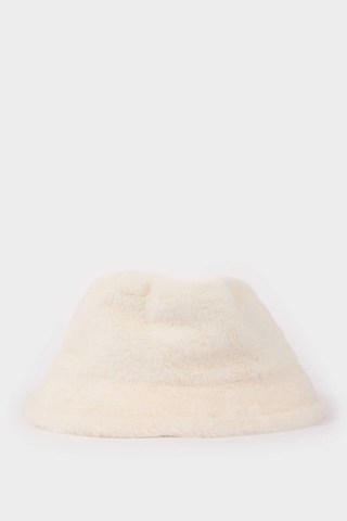 Defacto Kadın Pamuklu Bucket Şapka E9951axnswt1 Beyaz