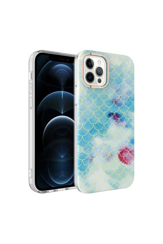 Apple Uyumlu iPhone 12 Pro Kılıf Zore Bella Kapak Mavi