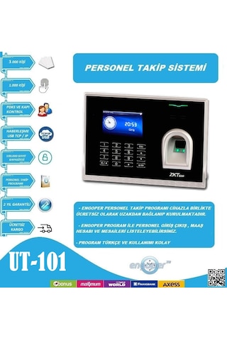 PARMAKİZİ KART VE ŞİFRELİ PERSONEL TAKİP SİSTEMİ 2 YIL GARANTİ