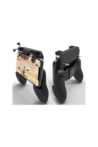 Kilifone - Telefon Oyun Aparatı W10 Mobil Game Controller Oyun Aparat Konsolu - Şeffaf - T6203