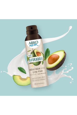 Arko Nem Değerli Yağlar Avokado Sprey Krem 150 ML