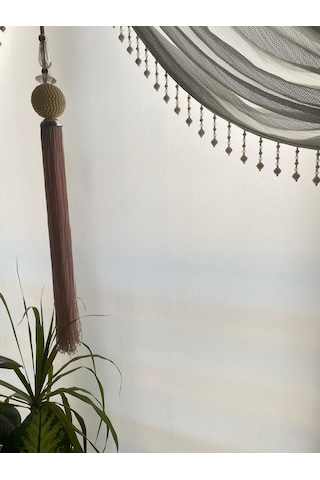 Karesi Saten Güneşlik Perde Kırık Beyaz Kırık Beyaz