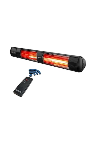 Hottable Classic Plus 4000 W Su Geçirmez Uzaktan Kumandalı Isı Kademeli Infrared Dış Ortam Isıtıcı