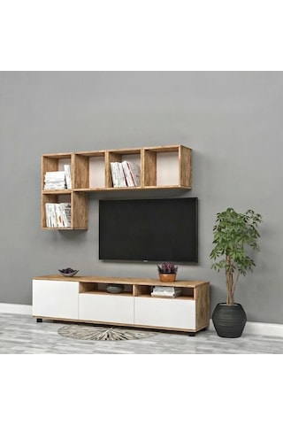 Tetris Tv Ünitesi Mdf Siyah