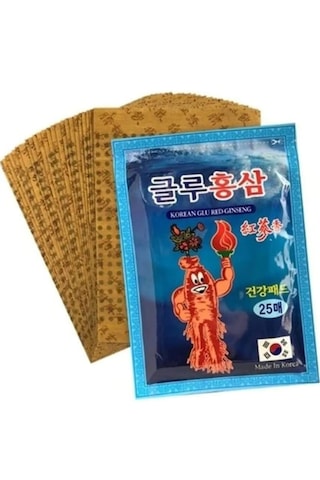 Korean Kırmızı Ginseng Ve Glukozamin Bant 25 Adet