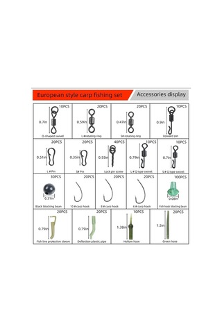 Novahub 420 Parça Av Aksesuar Seti - Taşınabilir Saklama Kutusu İle Avcılar İçin Mükemmel Seçim, Pratik Aksesuar Seti