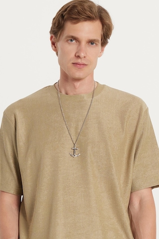 Tudors Erkek Oversize Geniş Kesim Beli Lastikli Bağcıklı Bisiklet Yaka Mint Eşofman Takımı-35707 Çok Renkli