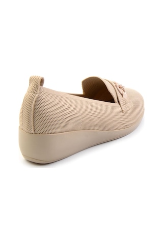 Bambi Bej Kadın Loafer Ayakkabı K01327019782 Bej