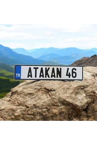 Karavan Plakası, Tr'li Plaka, İsimli Plaka , Dekor Plaka