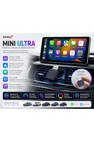 Mini Ultra 5 Kablosuz Carplay & Android Auto Adaptörü Diğer