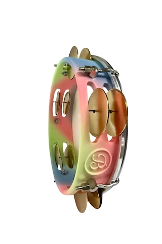 Fasıl Tefi Profesyonel Carbon Gökkuşağı Rengi Kasnak Beyaz Film