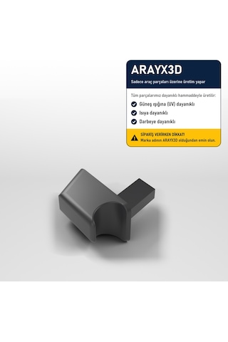 Arayx3d Opel Corsa C 2000-2006 Uyumlu Koltuk Yatırma Mandalı Sırtlık Açma Kolu Siyah
