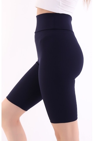 Self Clothing Kadın Lacivert Yüksek Bel Fitilli Dayanıklı Örme Kumaş Toparlayıc (548212927)