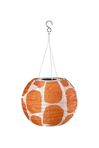 Ikea Solvınden Led'li Güneş Enerjili Aydınlatma, Turuncu-beyaz, 22 Cm