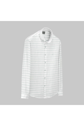 Sarar Goias Interview Slim Fit Erkek Gömlek 3174702 Yeşil
