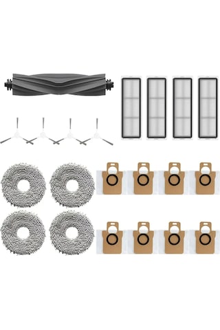 Leasetake Dreame Bot L10s Pro L10s Ultra Robot Süpürge Yedek Parçaları Ana Yan Fırça Filtre Paspaslar Toz Torbaları