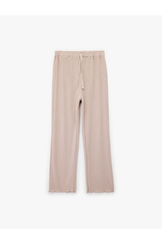 Koton Beli Bağlamalı Rahat Kesim Pijama Altı Pembe 6wlk40043mk Gül