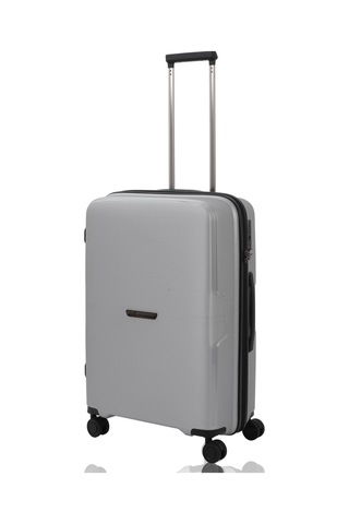 Baggaj V2408 Policarbon Valiz Siyah Set Grey