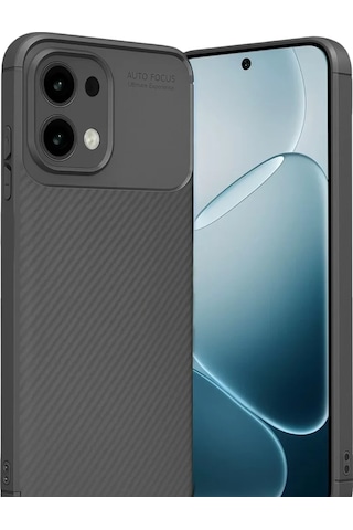 Newface Oppo A6 Pro 4g Auto Focus Karbon Kapak - Gri