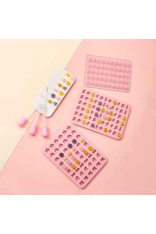 Gildedwill Tatlı Kalıbı Kendin Yap Hayvan Meyve Silikon Kalıbı Kendin Yap Yiyecek Jöle Damla Kalıbı