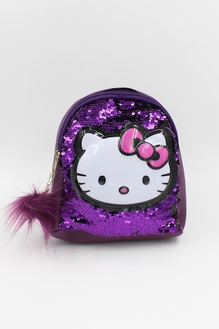 Chantaky Chantaky 039 3005 Hello Kitty Kedicikli Payetli Işıklı Mor Sırt Çantası Mor