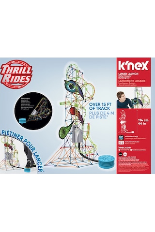 K'Nex Lunar Launch Roller Set 51425 Motorlu Hız Treni