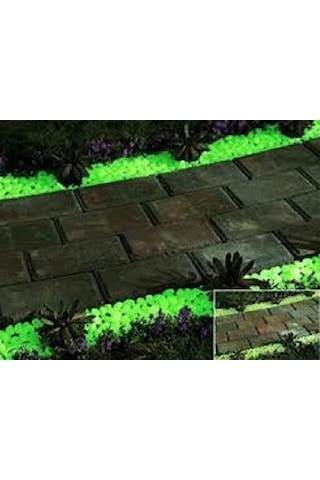 Fosforlu Çakıl Taşları (50 Adet) Yeşil