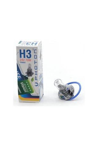24 Volt Photon H3 70 Watt Halogen Ampul Takımı - 2 Adet