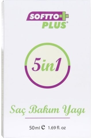 Softto Plus 5 in 1 Saç Bakım Yağı 50 ML