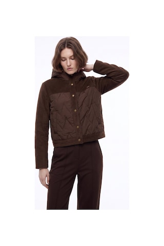 Jeep Kahverengi Kadın Relaxed Kapitone Mont J6wl-mnt7066 Kahve