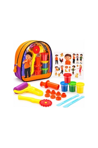 6717 Oyun Hamur Set Gupi Sırt Çnt 4x50gr Gup Turuncu