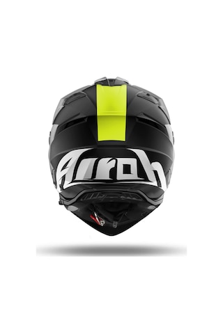 Airoh Bandit Tune Yellow Matt Kask Gri - Sarı