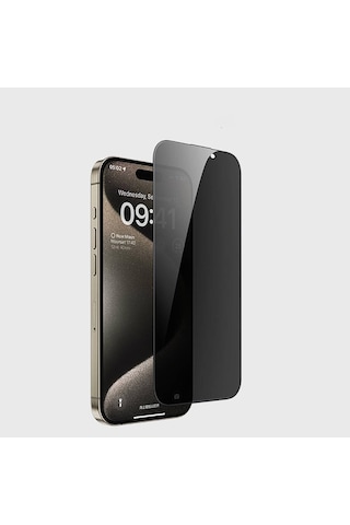 Apple Uyumlu iPhone 17 Toz Önleyicili Privacy 9h Tam Kaplayan Cam