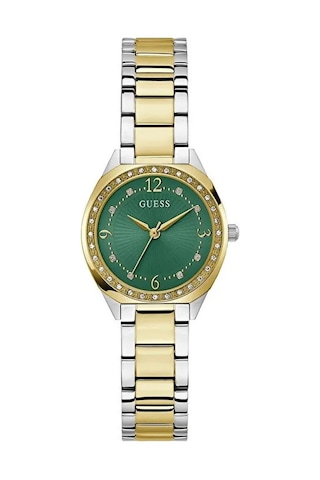 Guess Gugw0767l4 Quartz Çelik Altın/gri Yeşil Kadran 30 Mm Kadın Kol Saati