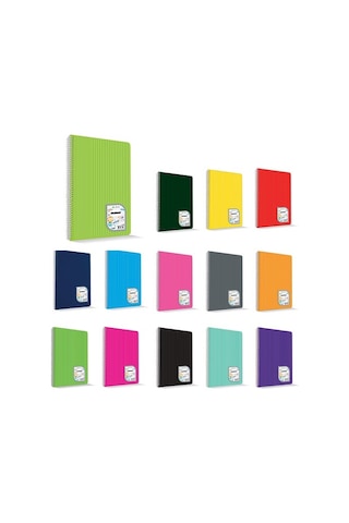 Çınar Colormaxi 17x24 Spiralli Pp Kapak 72 Yaprak Kareli Defter