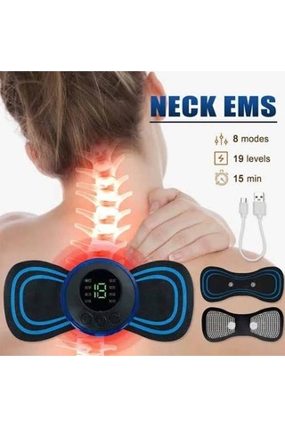 Emc Mini Vücut Masaj Aleti, Şarj Edilebilir, Boyun Ve Vücudun Geri Kalanı Ve Kas Gevşemesi Için Harika, En Kaliteli Ürün Hd7pz9 Çok Renkli