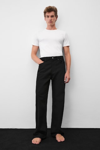 Grımelange Grimelange Ryder Erkek Loose Fit Siyah Jeans
