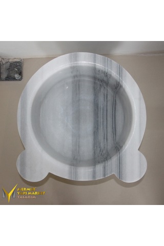 Marmara Pijamalı Yuvarlak Düz Kurna