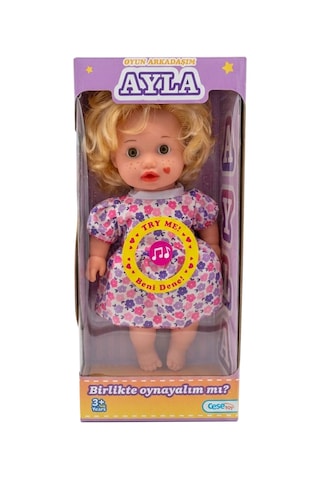 Ayla Bebek 40 Cm Türkçe Konuşan Kolları Ve Kafası Harekeli Et Bebek