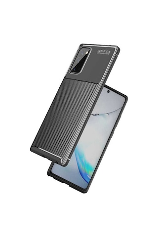 Samsung Uyumlu Galaxy Note 20 Kilif Karbon Silikon Case 406653194