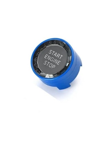 Bmw Start Stop Tuşu F30 F22 F20 F32 F10 G30 Mavi Renk 635