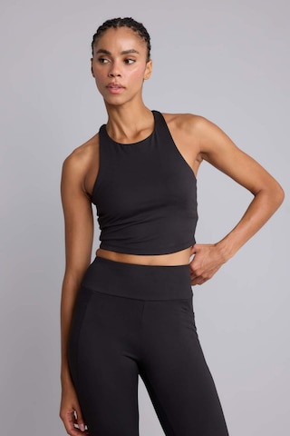 Defacto Ultra Yumuşak Orta Destekli Bisiklet Yaka Crop Sporcu Bra H5306ax26aubk81 Siyah-bk81